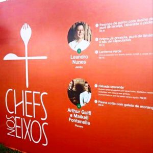 E você gostou do Chefs nos Eixos 3? Acabamos de chegar, um pouco ensopados hehehe, mas não poderíamos deixar de ir no Chefs nos Eixos 3ª edição que ocorreu no domingo dia 26 de abril de 2015, no Eixo Monumental debaixo de uma baita chuva em Brasília.