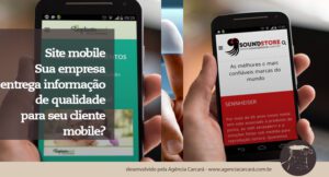 Hoje empresas e marcas precisam estar presentes no mundo mobile! A cada dia o acesso à internet no Brasil cresce por meio dos dispositivos mobile! Sua marca ou empresa está preparada para gerar informações de qualidade para esse público mobile? O site de sua empresa possui acesos mobile hoje?