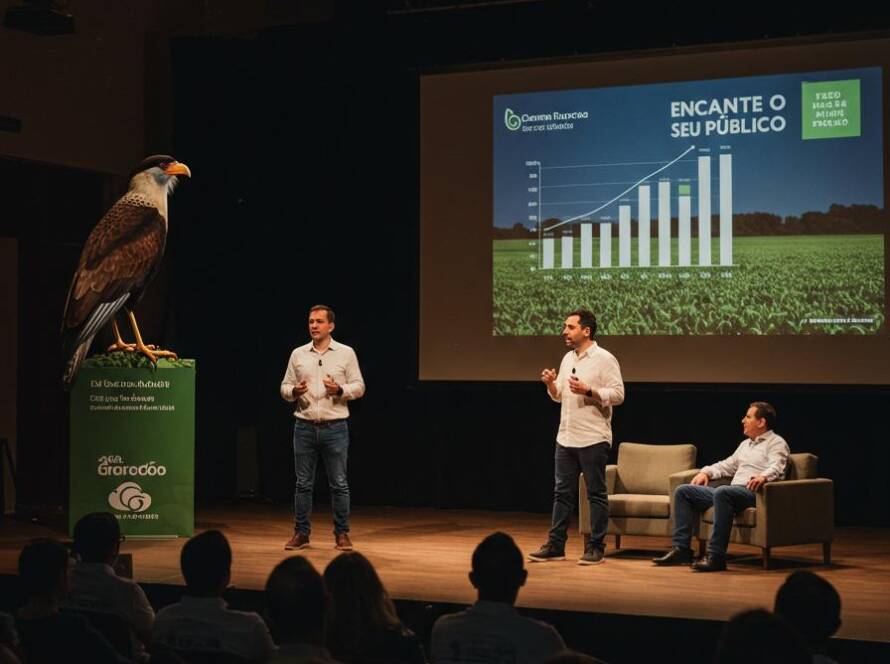 Dados complexos do agro ofuscam sua mensagem? A Carcará AgroMarketing traduz sua expertise em apresentações visualmente poderosas que simplificam o complexo, capturam a atenção instantaneamente e impulsionam decisões estratégicas favoráveis ao seu sucesso.