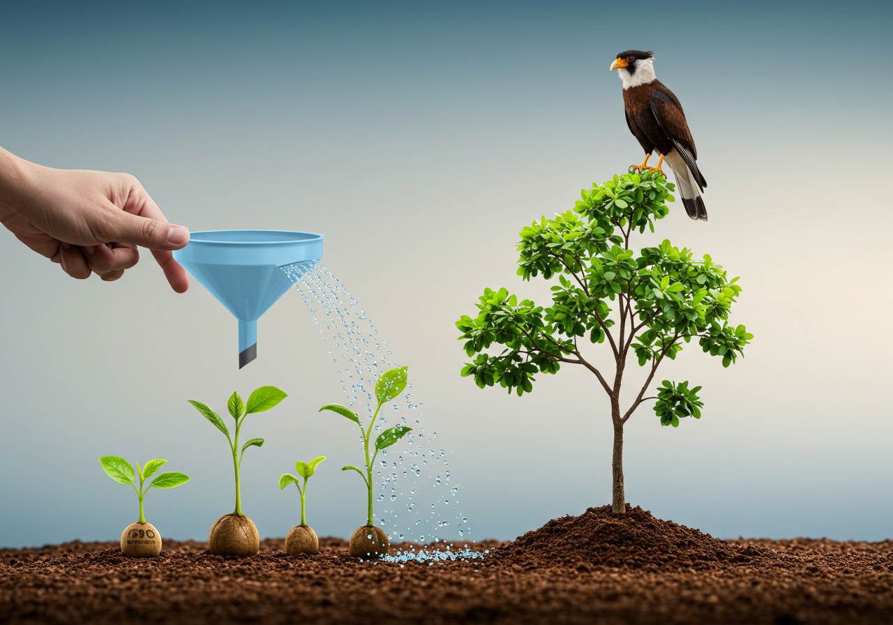 Seu negócio agro tem um potencial imenso, mas o crescimento está acontecendo na velocidade que você precisa? Conquistar novos clientes, otimizar investimentos e fortalecer sua marca em um mercado tão dinâmico exige mais do que marketing tradicional. Exige uma mentalidade focada em crescimento real, mensurável e sustentável. Se você enfrenta desafios como estagnação nas vendas, alto custo para adquirir clientes, ou dificuldade em provar o ROI das suas ações de marketing, a Agência Carcará, especialista em AgroMarketing, implementa o Growth Marketing como a solução. Nós não apenas executamos campanhas; nós construímos e otimizamos um motor de crescimento para o seu negócio, combinando análise profunda, experimentação contínua e estratégias focadas em performance para transformar potencial em resultados concretos e duradouros.