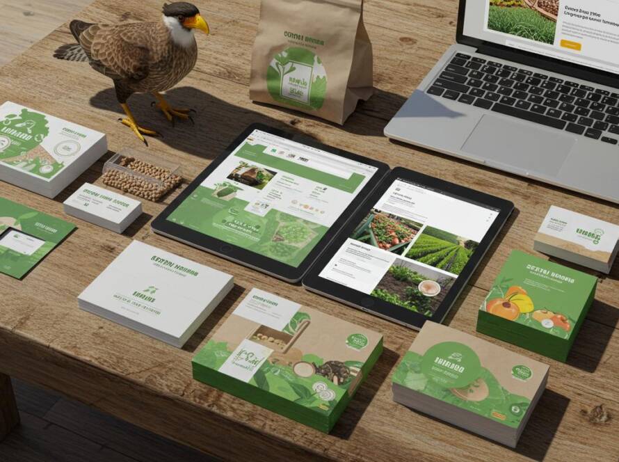 Criação de Logo e Identidade Visual para Fazenda Destaque-se com a Agência Carcará