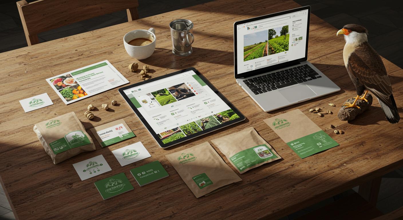 Criação de Logo e Identidade Visual para Fazenda Destaque-se com a Agência Carcará