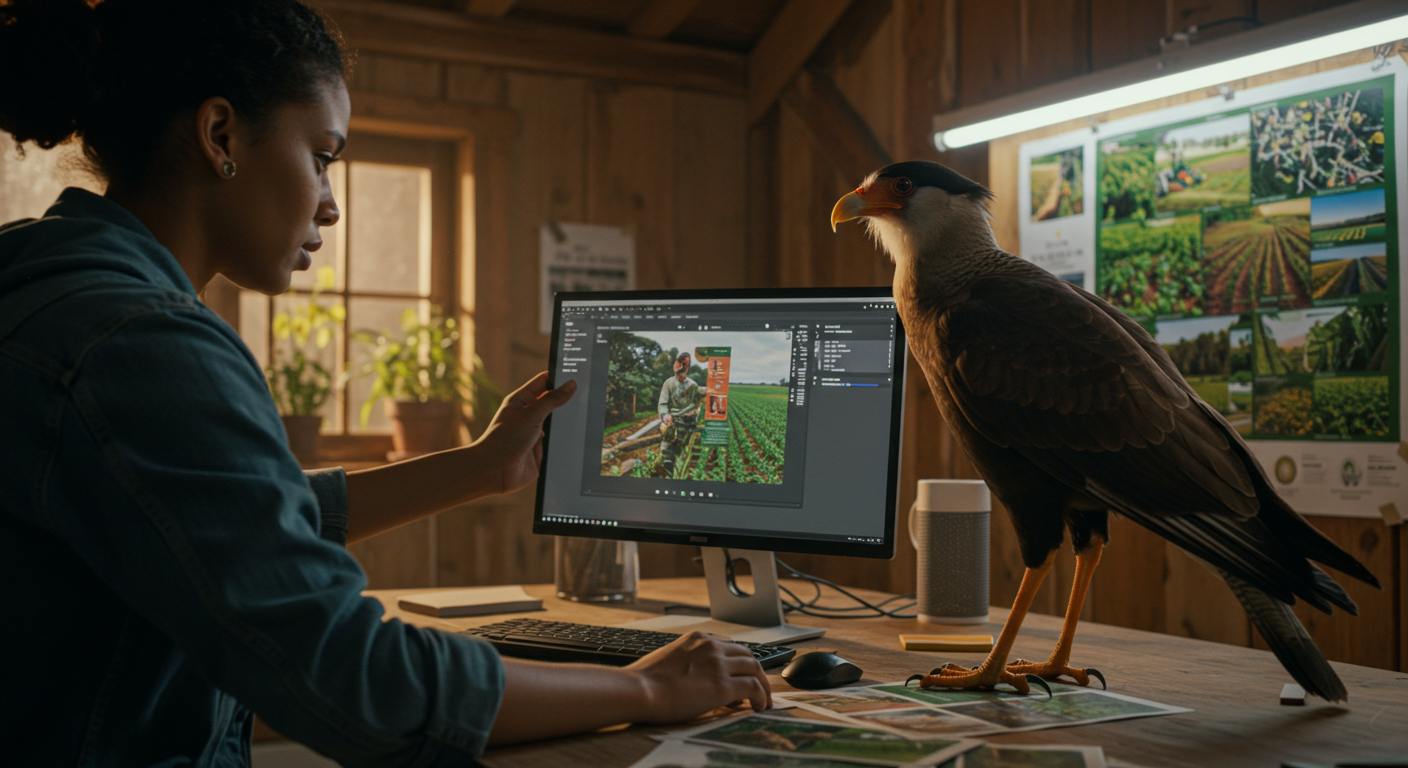 É aqui que entra o Moodboard – não como substituto do MIV, mas como seu parceiro estratégico e criativo no campo. Se o MIV te dá as regras visuais para ser profissional e consistente, o Moodboard te dá a inspiração, a atmosfera, o "feeling" que transforma sua marca agro em uma experiência autêntica para o público. A Agência Carcará entende que, para marcas agro que querem atrair, conectar e vender (seja produtos, serviços ou sua própria história), ter uma identidade visual vibrante vai além de um manual; é ter um universo visual em constante expansão, com a "vibe" certa para cada momento e público. Este post é um convite para você, do agronegócio, desvendar o poder do Moodboard e como ele pode ser a chave para criar um "flow" de conteúdo autêntico e magnético para a sua marca no campo.
