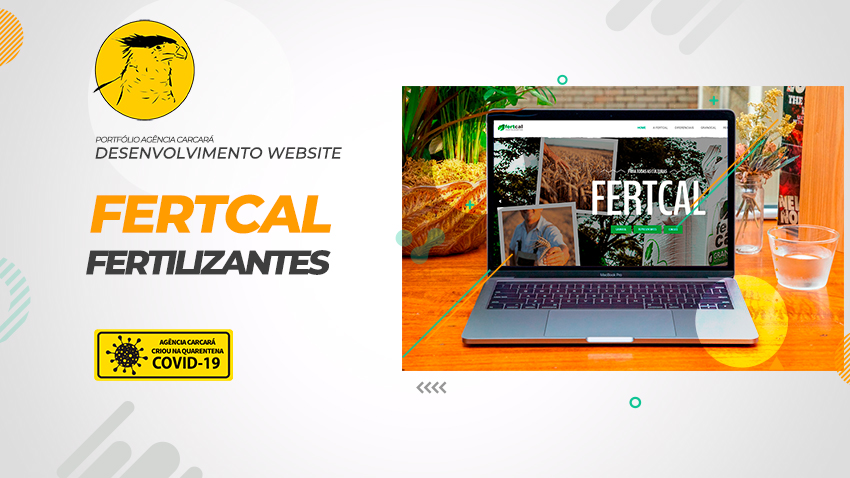 Criação site Fertcal Fertilizantes Marketing Agronegócio