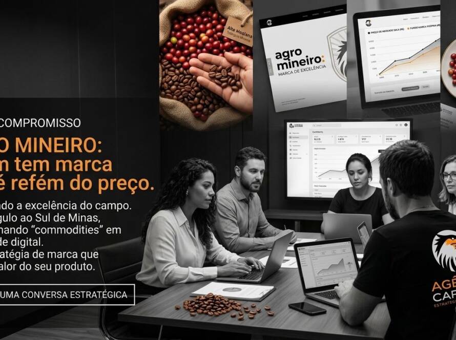 Agromarketing em Minas Gerais: Do campo à tela, como construir marcas de valor global e dominar a venda direta. Minas Gerais é o celeiro de talentos e produtividade que alimenta não apenas o Brasil, mas o mundo. Do café do Sul de Minas aos grãos do Triângulo Mineiro, nossa terra é sinônimo de excelência. No entanto, no agronegócio moderno, produzir bem é apenas metade da batalha. A outra metade é comunicada. Em um cenário onde a rastreabilidade, a sustentabilidade e a conexão direta com o comprador final (seja ele uma trading ou o consumidor na cidade) definem as margens de lucro, o Agromarketing em Minas Gerais deixou de ser um "luxo" para se tornar uma questão de sobrevivência e soberania. Muitos produtores e cooperativas mineiras ainda estão presos ao modelo antigo: dependência total de atravessadores, marcas invisíveis e uma comunicação que não reflete a tecnologia de ponta usada dentro da fazenda. Na Agência Carcará, com mais de uma década de experiência, sabemos que a transformação do agro mineiro passa por tirar a marca da sombra e colocá-la sob o holofote da autoridade digital.