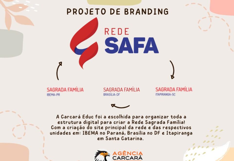 Branding Escolar da Rede Sagrada Família de Escolas