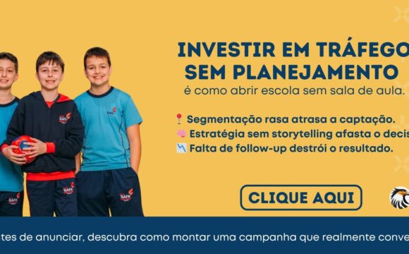trafego pago e planejamento de campanha de matricula escola faculdade (2) Tráfego Pago para Escolas: O Segredo Não Está Apenas nos Anúncios, Mas na Estratégia Completa No universo da educação, a captação de alunos é a força vital que impulsiona o crescimento e a sustentabilidade das instituições de ensino. Com o aumento da concorrência e a migração dos alunos para o mundo digital, o tráfego pago se tornou uma ferramenta essencial para alcançar o público certo e gerar matrículas. No entanto, muitos gestores escolares caem na armadilha de acreditar que o tráfego pago, por si só, é a solução mágica para todos os seus problemas de captação. Infelizmente, essa visão simplista, muitas vezes propagada por "gurus" do marketing digital, ignora um elemento crucial: a estratégia.