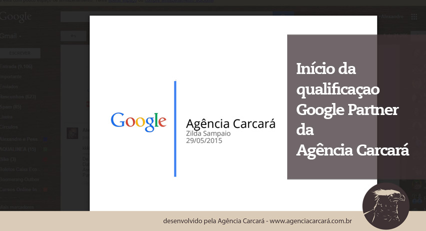 E hoje dia 29 de Maio recebemos uma ligação muito especial! Uma ligação do Google apresentando que a Agência de Publicidade em Brasília Carcará está qualificada para ser uma Google Partiner em Brasília.