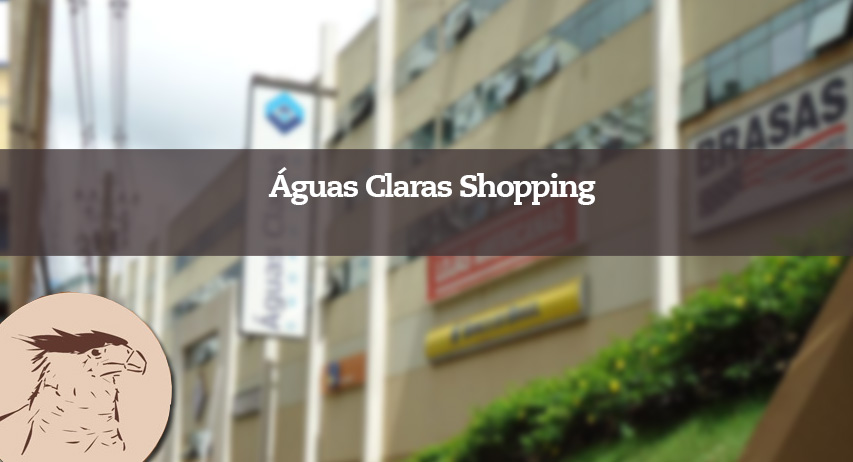 Criado a pouco tempo, o shopping de Águas Claras é um dos estabelecimentos mais frequentados pelos moradores do local, isso por que além de contar com diversas lojas que facilitam na locomoção 