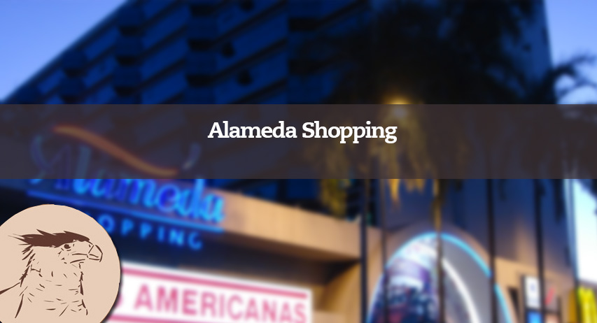 Primeiro shopping de Taguatinga, o Alameda foi criado em 1990 e trouxe consigo tudo de mais moderno e arrojado que um shopping poderia oferecer. 