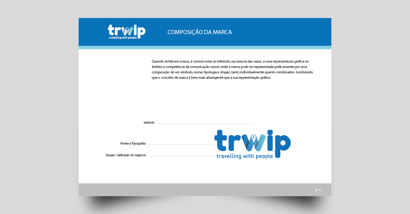 Criação de logotipo Startup e Aplicativo Trwip.