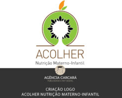 Criação logomarca para a Clínica de Nutrição Acolher Materno-Infantil em Brasília.