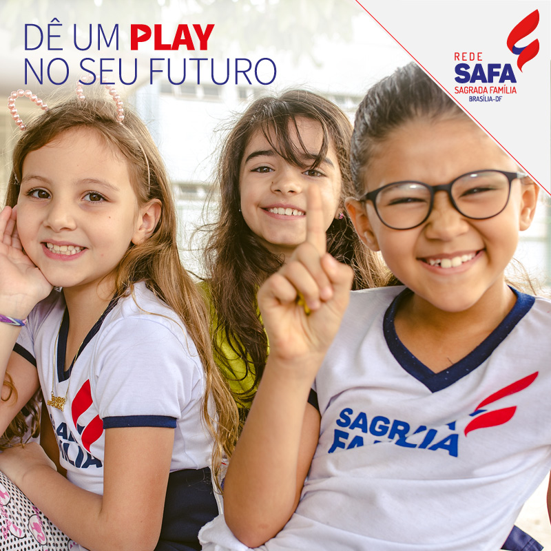 Fotografia publicitária campanha matrícula Rede SAFA Brasília