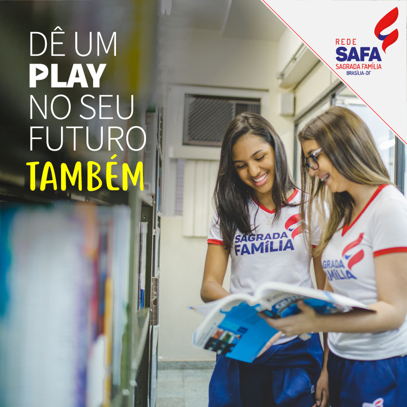 Fotografia publicitária campanha matrícula Rede SAFA Brasília