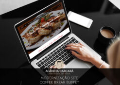 Modernização do site da empresa de gastronomia Coffee Break Buffet para compor o processo de Marketing Gastronômico em Brasília. Projeto de brandign, SEO e Marketing Digital na Gastronomia.