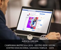 Projeto de Campanha de matrícula 2019 para o Centro Educacional Sagrada Família - SAFA onde desenvolvemos uma gama de publicações, durante 6 meses, nas redes sociais para fomentar a captação de novos alunos.
