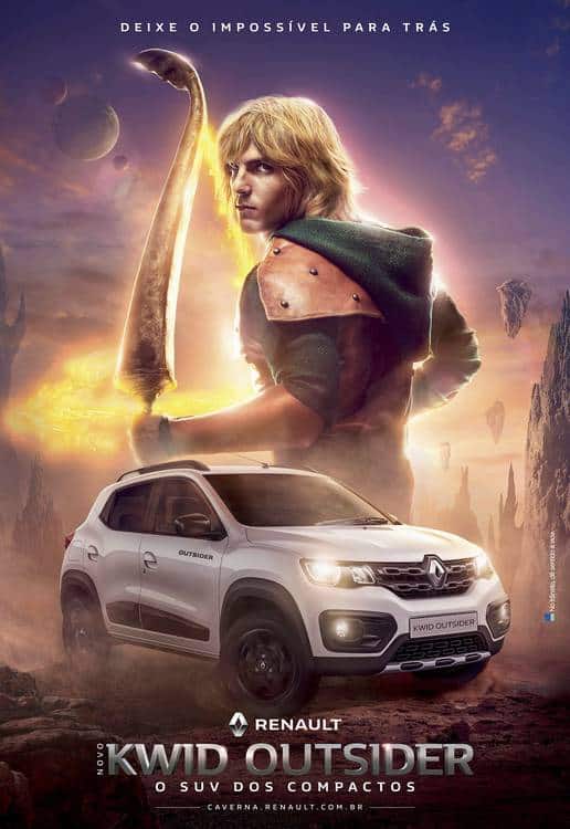 Live action de Caverna do Dragão? Calma que ainda não é o filme! Mas você pode conferir o final de Dungeons Dragons nessa incrível propaganda da Agência DPZ&T para o lançamento do novo Renault Kwid Outsider.