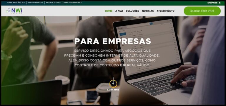 Criação de sites em Brasília e sites mobile em Brasília em Wordpress