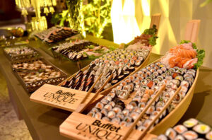 Fotografia publicitaria gastronômica Casamento Centro de Eventos e Buffet Unique Palace