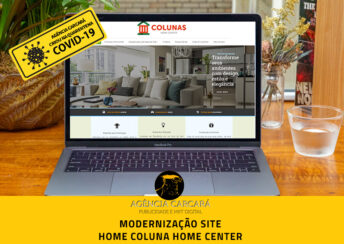 Modernização site Coluna Home Center, um dos pilares para qualquer planejamento de marketing digital para empresas de material para construção