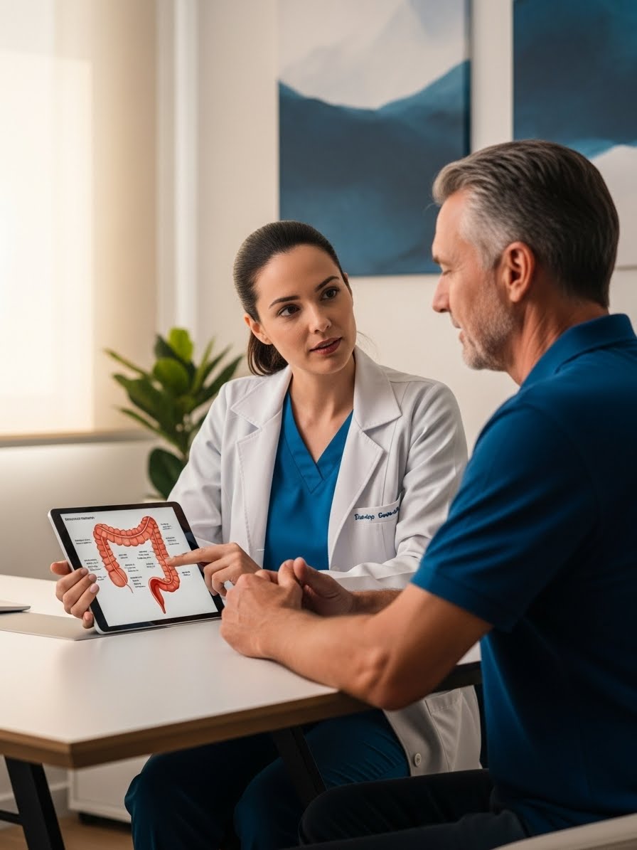 Março Azul Escuro: Prevenção ao Câncer ColorretalCor: Azul Escuro
Significado: O azul escuro representa a seriedade e a importância da prevenção do câncer colorretal, um dos tipos de câncer mais comuns no mundo.
Foco: Aumentar a conscientização sobre a importância da prevenção do câncer colorretal, incentivar a realização de exames de rastreamento (como a colonoscopia) e promover hábitos saudáveis que reduzam o risco da doença.
Como Usar: Campanhas de incentivo à realização de exames de rastreamento, divulgação de informações sobre os sintomas e fatores de risco do câncer colorretal, promoção de hábitos saudáveis como alimentação equilibrada e prática de atividade física.