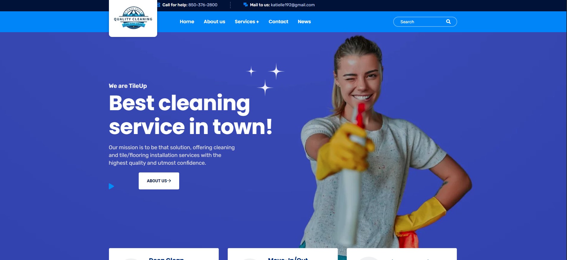 Como a Agência Carcará Criou o Site da Tile Up And Quality Cleaning nos EUA