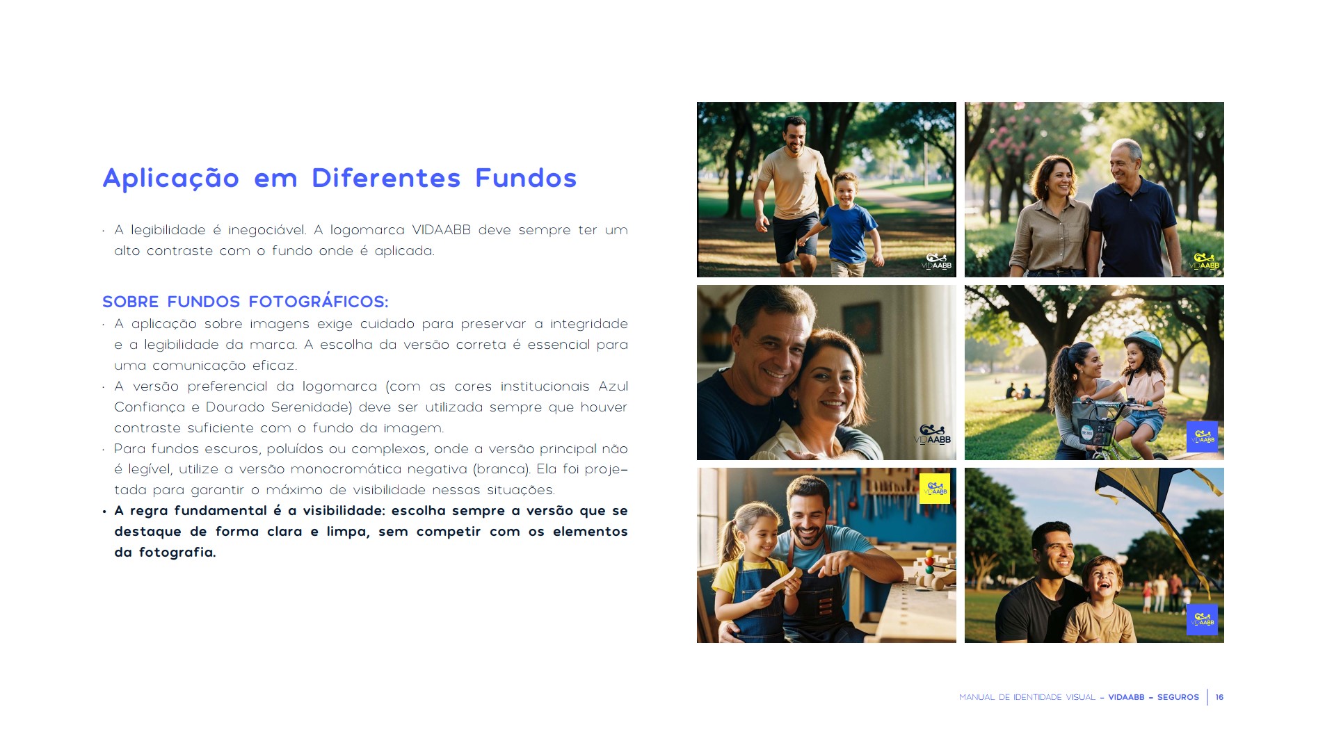 O Manual da Marca VIDAABB (FENABB e BB Seguros): Branding no Mercado de Seguros. Ninguém compra um seguro esperando usá-lo. As pessoas compram paz de espírito. E a paz de espírito começa na confiança visual. No mercado de seguros, a imagem é tudo. Se a marca parecer amadora, o cliente subconscientemente questiona: "Será que eles vão me pagar quando eu precisar?" A VIDAABB não é apenas um produto; é o braço de proteção social do Sistema AABB, em parceria com pesos pesados como a SEGASP e a BB Seguros. O desafio da FENABB era monumental: Como criar uma identidade própria para este benefício, que fosse acolhedora e humana, mas que ao mesmo tempo carregasse a autoridade institucional do Banco do Brasil? A Agência Carcará foi convocada para desenhar não só a marca, mas as regras de convivência desse ecossistema complexo através de um Manual de Identidade Visual rigoroso.