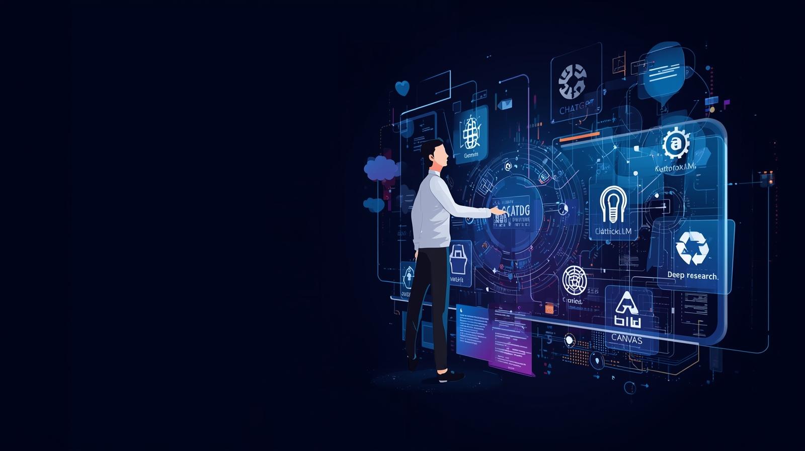 O Guia Definitivo para Usar Inteligência Artificial em 2026 ChatGPT, Gemini, NotebookLM, Deep Research, Canvas e Automação na Prática