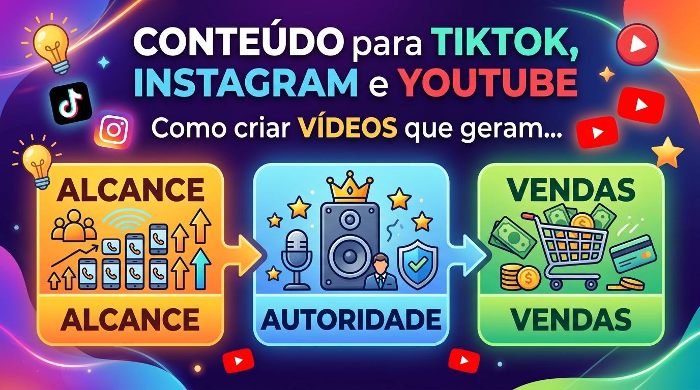 Conteúdo para TikTok, Instagram e YouTube: Como Criar Vídeos que Geram Alcance, Autoridade e Vendas Se você ainda enxerga o vídeo apenas como uma peça acessória na sua comunicação, pare tudo. Em 2026, o vídeo não é um "extra"; é a linguagem nativa da descoberta. A explosão do consumo de conteúdo vertical — impulsionada pela busca frenética por rapidez, aprendizado e entretenimento — mudou a forma como o consumidor interage com as marcas. Hoje, quem não produz conteúdo para TikTok, Instagram e YouTube de forma estratégica está, na prática, tornando a sua empresa invisível para a nova geração de decisores. O comportamento dos usuários não permite mais a passividade. Eles não buscam apenas uma marca; eles buscam a prova de valor, a demonstração da expertise e o alinhamento de propósito. E é no vídeo curto, rápido e altamente educativo que eles encontram essa validação. Empresas que se limitam a "postar por postar" estão desperdiçando tempo. Empresas que utilizam o vídeo para resolver dores reais estão construindo uma máquina de geração de demanda. Na Agência Carcará, nós tratamos a produção de conteúdo como um projeto de engenharia de autoridade. Entendemos que o seu vídeo é uma peça que precisa performar tanto para o olho humano quanto para o "cérebro" das IAs. E é essa união de técnica e criatividade que transforma um simples clipe em um ativo de crescimento sustentável.