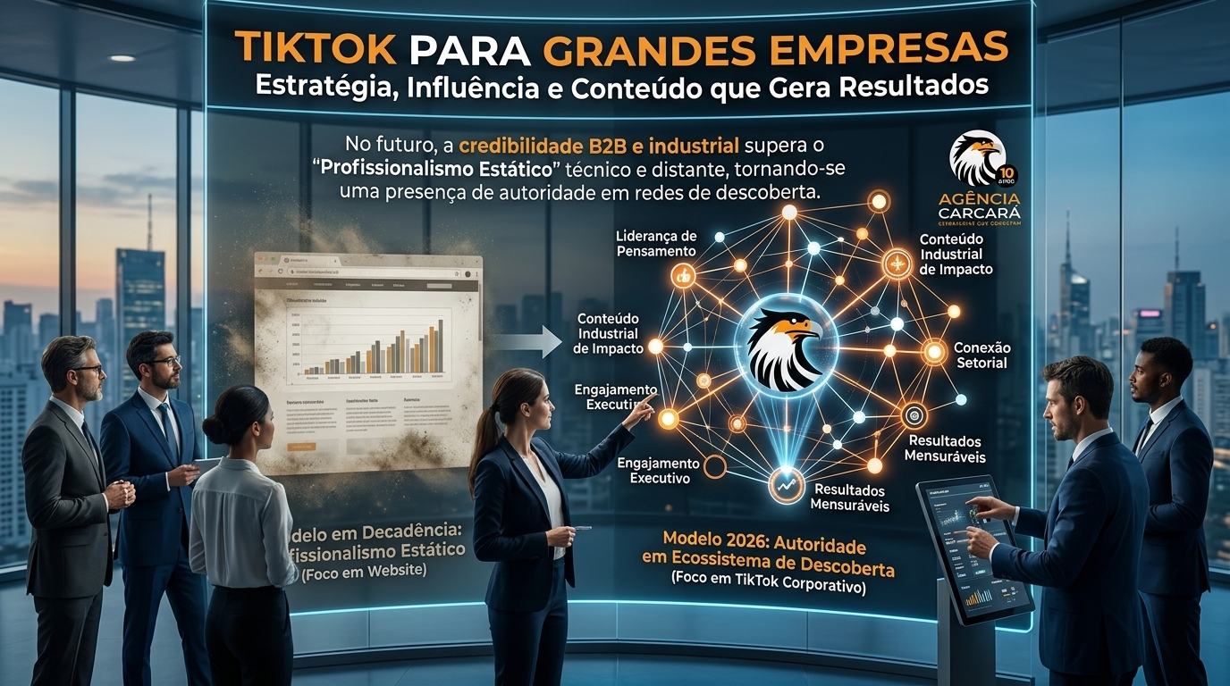 TikTok para Grandes Empresas: Conteúdo, Estratégia, Influência e Conteúdo que Gera Resultado